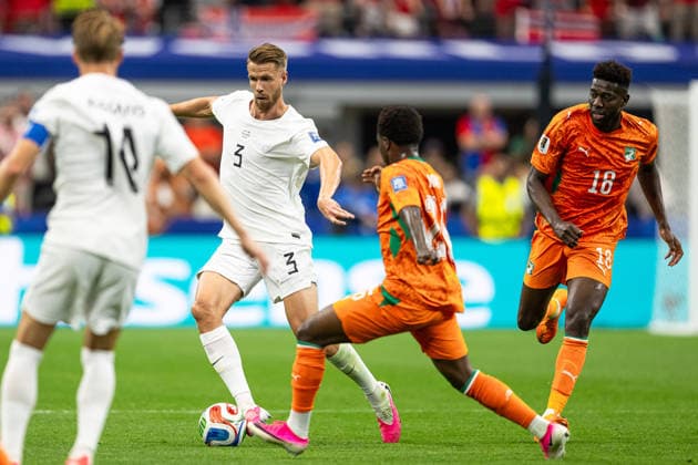 260630 Kristoffer Ajer of Norway during the FIFA World Cup, WM, Weltmeisterschaft, Fussball 2026 round of 32 football match between CÃ te d Ivoire and Norway on June 30, 2026 in Dallas. Photo: Jon Olav Nesvold BILDBYRAN COP 217 VG0975 bbeng fotboll football soccer fotball vm fotbolls-vm fotball-vm fotbolls-vm 2026 fifa world cup 2026 16-delsfinale round of 32 arlington texas norge norway elfenbenskusten elfenbenskysten ivory coast *** June 30, 2026: Kristoffer Ajer of Norway during the 2026 FIFA World Cup Round of 32 soccer match between Côte d Ivoire and Norway on June 30, 2026 in Dallas. Photo by Jon Olav Nesvold. BILDBYRAN COP 217 VG0975 bbeng soccer football fotball World Cup 2026 FIFA World Cup 2026 Round of 16 of 32 Arlington, Texas Norway Ivory Coast  Copyright: JONxOLAVxNESVOLD BB260630JE072