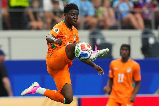 FIFA World Cup, WM, Weltmeisterschaft, Fussball 2026 - Round of 32 - Ivory Coast vs Norway Christ Inao Oulai of Ivory Coast in action during the FIFA World Cup 2026 Round of 32 match Ivory Coast against Norway, in Dallas, USA, 30 June 2026. DALLAS United States  Copyright: xJEFFREYxMCWHORTERx