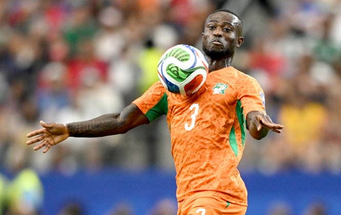 FIFA World Cup, WM, Weltmeisterschaft, Fussball 2026 - Round of 32 - Ivory Coast vs Norway Ghislain Konan of Ivory Coast in action during the FIFA World Cup 2026 Round of 32 match Ivory Coast against Norway, in Dallas, USA, 30 June 2026. DALLAS United States  Copyright: xALBERTxPENAx
