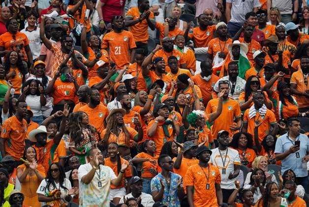 Ivory Coast fans dancing Ivory Coast v Norway, 2026 FIFA World Cup, WM, Weltmeisterschaft, Fussball Round of 32, Football, Dallas Stadium, Arlington, Texas, USA - 30 Jun 2026Arlington Dallas Stadium Texas (TX) United States of America  Copyright: xIsmaelxAdnan Shutterstockx 16970308be