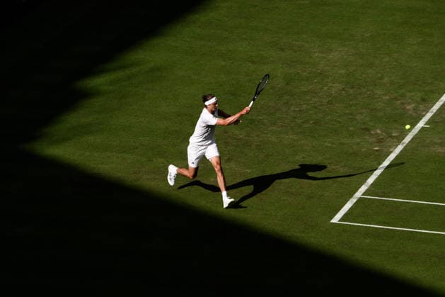 260630 Alexander Zverev of Germany competes in a first round men™s singles match during day 2 of Wimbledon on June 30, 2026 in London. Photo: Jesper Zerman BILDBYRAN kod JZ JZ0744 tennis wimbledon 2 bbeng *** 260630 Alexander Zverev of Germany competes in a first-round men’s singles match during Day 2 of Wimbledon on June 30, 2026, in London. Photo: Jesper Zerman, BILDBYRAN, code JZ JZ0744, tennis, wimbledon, 2 bbeng  Copyright: JESPERxZERMAN BB260630JZ051