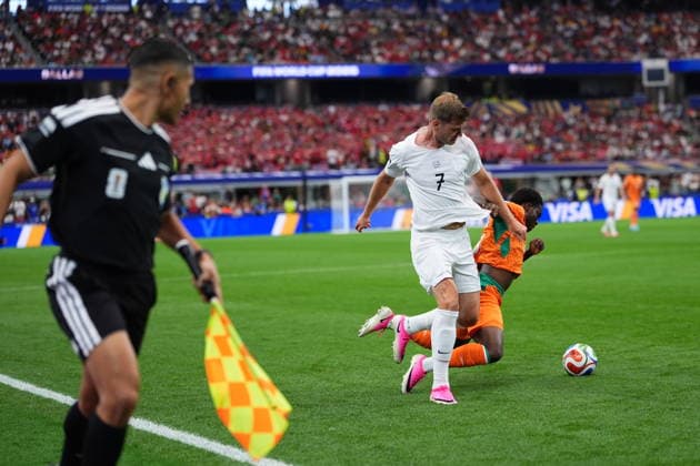 Ivory Coast v Norway - FIFA World Cup, WM, Weltmeisterschaft, Fussball 2026 - Round of 32 ARLINGTON, USA - JUNE 30: Alexander Sorloth of Norway in action during the FIFA World Cup 2026 Round of 32 match between Ivory Coast and Norway at Dallas Stadium in Arlington, United States on June 30, 2026. Hakan Akgun Anadolu Texas United States. Editorial use only. Please get in touch for any other usage.  Copyright: x2026xAnadoluxHakanxAkgunx