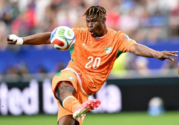 FIFA World Cup, WM, Weltmeisterschaft, Fussball 2026 - Round of 32 - Ivory Coast vs Norway Emmanuel Agbadou of Ivory Coast in action during the FIFA World Cup 2026 Round of 32 match Ivory Coast against Norway, in Dallas, USA, 30 June 2026. DALLAS United States  Copyright: xALBERTxPENAx
