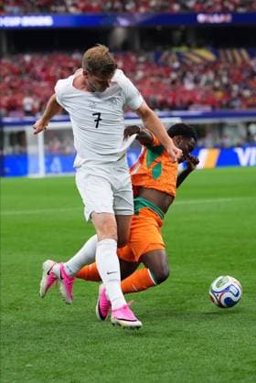 Ivory Coast v Norway - FIFA World Cup, WM, Weltmeisterschaft, Fussball 2026 - Round of 32 ARLINGTON, USA - JUNE 30: Alexander Sorloth of Norway in action during the FIFA World Cup 2026 Round of 32 match between Ivory Coast and Norway at Dallas Stadium in Arlington, United States on June 30, 2026. Hakan Akgun Anadolu Texas United States. Editorial use only. Please get in touch for any other usage.  Copyright: x2026xAnadoluxHakanxAkgunx