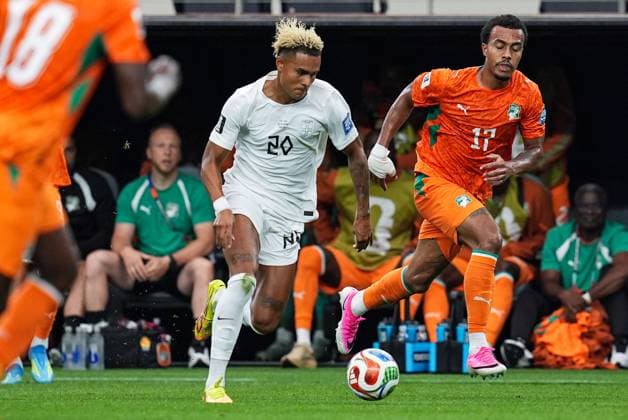 Antonio Nusa of Norway runs with the ball Ivory Coast v Norway, 2026 FIFA World Cup, WM, Weltmeisterschaft, Fussball Round of 32, Football, Dallas Stadium, Arlington, Texas, USA - 30 Jun 2026Arlington Dallas Stadium Texas (TX) United States of America  Copyright: xIsmaelxAdnan Shutterstockx 16970308bn