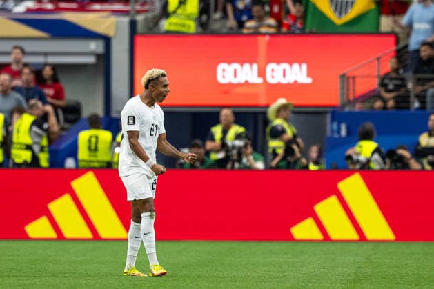 260630 Antonio Nusa of Norway celebrates after scoring 0-1 during the FIFA World Cup, WM, Weltmeisterschaft, Fussball 2026 round of 32 football match between CÃ te d Ivoire and Norway on June 30, 2026 in Dallas. Photo: Vegard Grott BILDBYRAN kod VG VG0975 bbeng fotboll football soccer fotball vm fotbolls-vm fotball-vm fotbolls-vm 2026 fifa world cup 2026 16-delsfinale round of 32 arlington texas norge norway elfenbenskusten elfenbenskysten ivory coast jubel *** June 30, 2026: Antonio Nusa of Norway celebrates after scoring the 0-1 goal during the FIFA World Cup 2026 Round of 32 soccer match between Côte d Ivoire and Norway on June 30, 2026 in Dallas. Photo by Vegard Grott, BILDBYRAN. Code: VG VG0975 bbeng soccer football fotball World Cup 2026 FIFA World Cup 2026 Round of 32 Arlington, Texas; Norway; Ivory Coast; celebration  Copyright: VEGARDxGRoTT BB260630VG041
