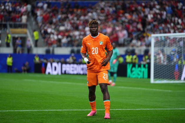 Ivory Coast v Norway - FIFA World Cup, WM, Weltmeisterschaft, Fussball 2026 - Round of 32 ARLINGTON, USA - JUNE 30: Emmanuel Agbadou of Ivory Coast in action during the FIFA World Cup 2026 Round of 32 match between Ivory Coast and Norway at Dallas Stadium in Arlington, United States on June 30, 2026. Hakan Akgun Anadolu Texas United States. Editorial use only. Please get in touch for any other usage.  Copyright: x2026xAnadoluxHakanxAkgunx