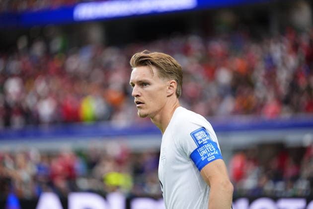 Ivory Coast v Norway - FIFA World Cup, WM, Weltmeisterschaft, Fussball 2026 - Round of 32 ARLINGTON, USA - JUNE 30: Martin Odegaard of Norway in action during the FIFA World Cup 2026 Round of 32 match between Ivory Coast and Norway at Dallas Stadium in Arlington, United States on June 30, 2026. Hakan Akgun Anadolu Texas United States. Editorial use only. Please get in touch for any other usage.  Copyright: x2026xAnadoluxHakanxAkgunx