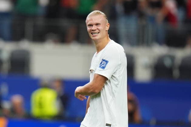 Ivory Coast v Norway - FIFA World Cup, WM, Weltmeisterschaft, Fussball 2026 - Round of 32 ARLINGTON, USA - JUNE 30: Erling Haaland of Norway reacts during the FIFA World Cup 2026 Round of 32 match between Ivory Coast and Norway at Dallas Stadium in Arlington, United States on June 30, 2026. Hakan Akgun Anadolu Texas United States. Editorial use only. Please get in touch for any other usage.  Copyright: x2026xAnadoluxHakanxAkgunx