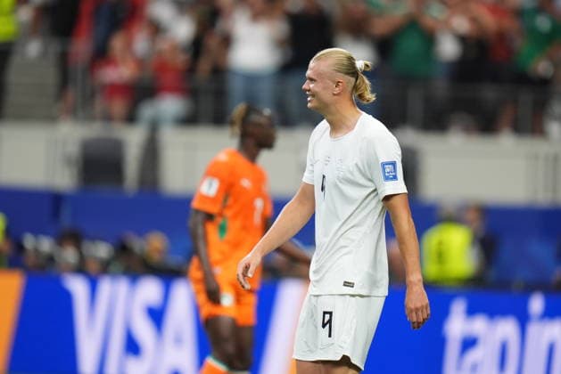 Ivory Coast v Norway - FIFA World Cup, WM, Weltmeisterschaft, Fussball 2026 - Round of 32 ARLINGTON, USA - JUNE 30: Erling Haaland of Norway reacts during the FIFA World Cup 2026 Round of 32 match between Ivory Coast and Norway at Dallas Stadium in Arlington, United States on June 30, 2026. Hakan Akgun Anadolu Texas United States. Editorial use only. Please get in touch for any other usage.  Copyright: x2026xAnadoluxHakanxAkgunx