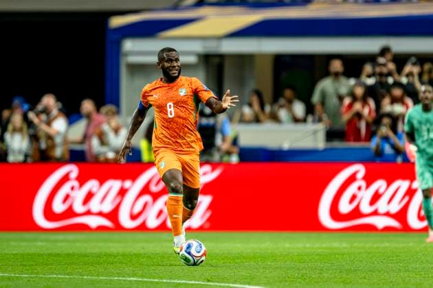 DALLAS - Franck Kessie of Ivory Coast during the 2026 World Cup match between Ivory Coast and Norway at Dallas Stadium on June 30, 2026, in Dallas, United States. (Photo by Stefan Koops EYE4IMAGES DeFodi Images) - *** DALLAS Franck Kessie of Ivory Coast during the 2026 World Cup match between Ivory Coast and Norway at Dallas Stadium on June 30, 2026, in Dallas, United States. Photo by Stefan Koops, EYE4IMAGES, DeFodi Images