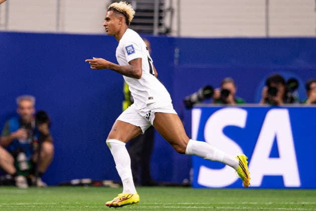 Antonio Nusa of Norway celebrates after scoring the team s first goal during the FIFA World Cup, WM, Weltmeisterschaft, Fussball 2026 match between Ivory Coast and Norway at Dallas Stadium in Arlington, Texas, United States, on June 30th, 2026. (Photo by Riquelve Nata Sports Press Photo)  Copyright: xRiquelvexNata SportsxPressxPhotox Sportspressphoto_SPR180984