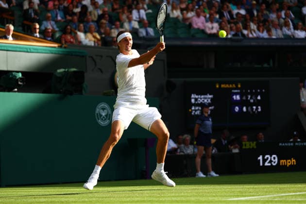 Alexander Zverev during his first round match Wimbledon Tennis Championships, Day 2, The All England Lawn Tennis and Croquet Club, London, UK - 30 Jun 2026London The All England Lawn Tennis and United Kingdom  Copyright: xJamesxMarsh Shutterstockx 16964208dq