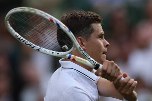 Belgian Alexander Blockx pictured in action during a first round game between Belgian Blockx and German Zverev in the Men s singles at the Wimbledon grand slam tennis tournament in London, Britain, Tuesday 30 June 2026. BENOITxDOPPAGNE  x180028521x
