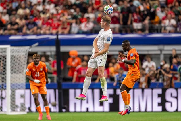 Alexander Sorloth of Norway heads the ball during a match between Ivory Coast and Norway for the 2026 World Cup, held at Dallas Stadium in Dallas, United States. Richard Callis Fotoarena (Richard Callis SPP)  Copyright: xRichardxCallisx xSPPx spp-en-RiCa-2975244