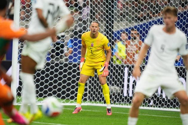 Ivory Coast v Norway - FIFA World Cup, WM, Weltmeisterschaft, Fussball 2026 - Round of 32 ARLINGTON, USA - JUNE 30: Orjan Haskjold Nyland of Norway in action during the FIFA World Cup 2026 Round of 32 match between Ivory Coast and Norway at Dallas Stadium in Arlington, United States on June 30, 2026. Hakan Akgun Anadolu Texas United States. Editorial use only. Please get in touch for any other usage.  Copyright: x2026xAnadoluxHakanxAkgunx
