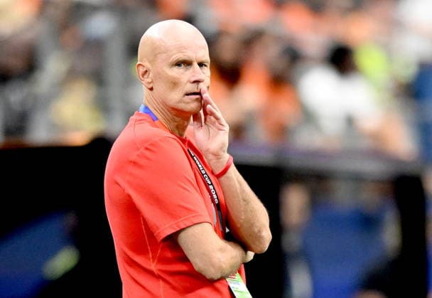 FIFA World Cup, WM, Weltmeisterschaft, Fussball 2026 - Round of 32 - Ivory Coast vs Norway Norway s head coach Stale Solbakken watches from the touchline during the FIFA World Cup 2026 Round of 32 match Ivory Coast against Norway, in Dallas, USA, 30 June 2026. DALLAS United States  Copyright: xALBERTxPENAx