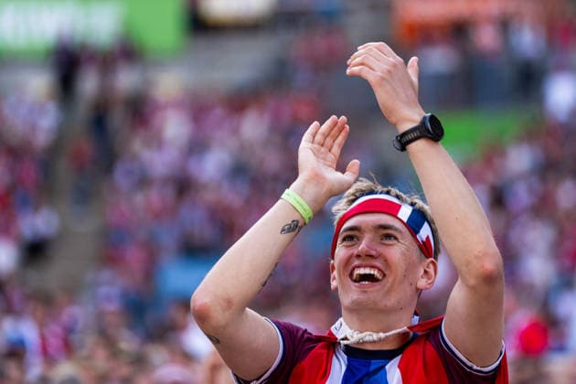 260630 Norwegian fans during FIFA World Cup, WM, Weltmeisterschaft, Fussball 2026 on June 30, 2026 in Oslo. EDITORIAL USE ONLY Photo: Marius Nordnes BILDBYRAN COP 185 MX0002 fotboll football soccer fotball world cup 2026 fans in oslo bbeng publik *** June 30, 2026: Norwegian fans during the 2026 FIFA World Cup 2026 in Oslo EDITORIAL USE ONLY Photo Marius Nordnes BILDBYRAN COP 185 MX0002 soccer football fotball 2026 World Cup fans in Oslo bbeng audience  Copyright: MARIUSxNORDNES BB260630ZV032