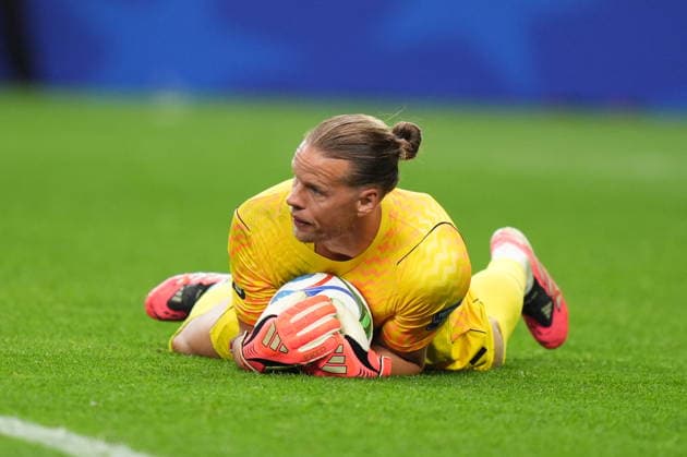 Ivory Coast v Norway - FIFA World Cup, WM, Weltmeisterschaft, Fussball 2026 - Round of 32 ARLINGTON, USA - JUNE 30: Orjan Haskjold Nyland of Norway in action during the FIFA World Cup 2026 Round of 32 match between Ivory Coast and Norway at Dallas Stadium in Arlington, United States on June 30, 2026. Hakan Akgun Anadolu Texas United States. Editorial use only. Please get in touch for any other usage.  Copyright: x2026xAnadoluxHakanxAkgunx