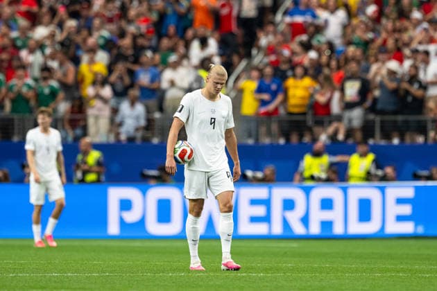 260630 Erling Braut Haaland of Norway looks dejected after 1-1 during the FIFA World Cup, WM, Weltmeisterschaft, Fussball 2026 round of 32 football match between CÃ te d Ivoire and Norway on June 30, 2026 in Dallas. Photo: Vegard Grott BILDBYRAN kod VG VG0975 bbeng fotboll football soccer fotball vm fotbolls-vm fotball-vm fotbolls-vm 2026 fifa world cup 2026 16-delsfinale round of 32 arlington texas norge norway elfenbenskusten elfenbenskysten ivory coast depp *** June 30, 2026: Erling Braut Haaland of Norway looks dejected after the 1-1 draw during the FIFA World Cup 2026 Round of 32 soccer match between Côte d Ivoire and Norway on June 30, 2026 in Dallas. Photo by Vegard Grott, BILDBYRAN. Code: VG VG0975 bbeng soccer football fotball World Cup 2026 FIFA World Cup 2026 Round of 32 Arlington, Texas, Norway, Ivory Coast, Depp  Copyright: VEGARDxGRoTT BB260630VG053