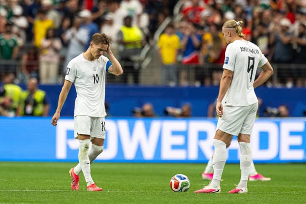 260630 Martin odegaard and Erling Braut Haaland of Norway look dejected after 1-1 during the FIFA World Cup, WM, Weltmeisterschaft, Fussball 2026 round of 32 football match between CÃ te d Ivoire and Norway on June 30, 2026 in Dallas. Photo: Vegard Grott BILDBYRAN kod VG VG0975 bbeng fotboll football soccer fotball vm fotbolls-vm fotball-vm fotbolls-vm 2026 fifa world cup 2026 16-delsfinale round of 32 arlington texas norge norway elfenbenskusten elfenbenskysten ivory coast depp *** June 30, 2026: Martin Ødegaard and Erling Braut Haaland of Norway look dejected after the 1-1 draw during the FIFA World Cup 2026 Round of 32 soccer match between Côte d Ivoire and Norway on June 30, 2026 in Dallas. Photo by Vegard Grott, BILDBYRAN. Code: VG VG0975 bbeng soccer football fotball World Cup 2026 FIFA World Cup 2026 Round of 32 Arlington, Texas, Norway, Ivory Coast, Depp  Copyright: VEGARDxGRoTT BB260630VG054