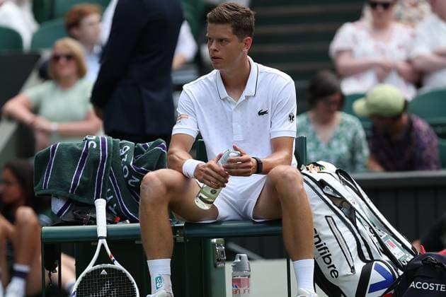 The Championships Wimbledon 2026- DAY 2- 30 06 026 Great Britain, London, All England Lawn Tennis Club, The Championships Wimbledon 2026 - DAY 2- 30 06 2026 Belgian player Alexander Blockx (BEL) pictured during his first round against german player Alexander Zverev (GER) in London , All England Lawn Tennis Club at The Championships Wimbledon 2026 LONDON GREAT BRITAIN  Copyright: xMélaniexJeusettex