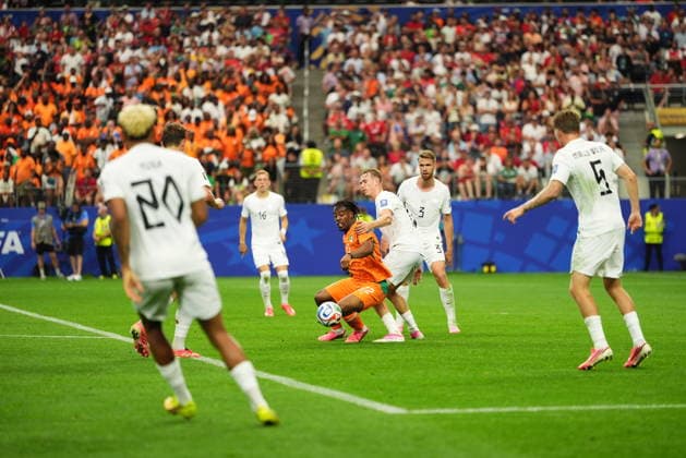 Ivory Coast v Norway - FIFA World Cup, WM, Weltmeisterschaft, Fussball 2026 - Round of 32 ARLINGTON, USA - JUNE 30: Elye Wahi of Ivory Coast in action during the FIFA World Cup 2026 Round of 32 match between Ivory Coast and Norway at Dallas Stadium in Arlington, United States on June 30, 2026. Hakan Akgun Anadolu Texas United States. Editorial use only. Please get in touch for any other usage.  Copyright: x2026xAnadoluxHakanxAkgunx