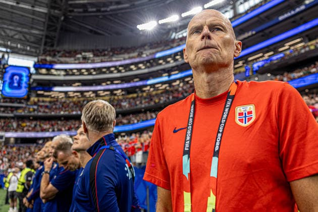 Ivory Coast vs. Norway DALLAS, TX - 30.06.2026: IVORY COAST VS. NORWAY - Staale Solbakken, during the match between Ivory Coast and Norway, valid for the round of 16 of the 2026 FIFA World Cup, WM, Weltmeisterschaft, Fussball held at AT&amp;T Stadium, in Arlington, Texas, United States, this Tuesday (30). (Photo: Danilo Fernandes Fotoarena) x2975296x  DaniloxFernandes