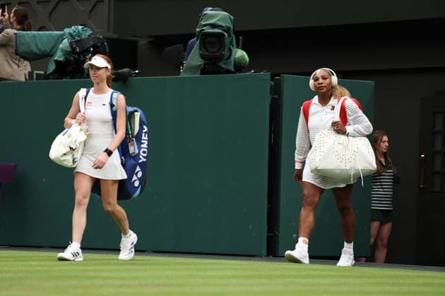 Serena Williams and Maya Joint arrive on court ahead of their first round match Wimbledon Tennis Championships, Day 2, The All England Lawn Tennis and Croquet Club, London, UK - 30 Jun 2026London The All England Lawn Tennis and United Kingdom  Copyright: xEllaxLing Shutterstockx 16964204ee