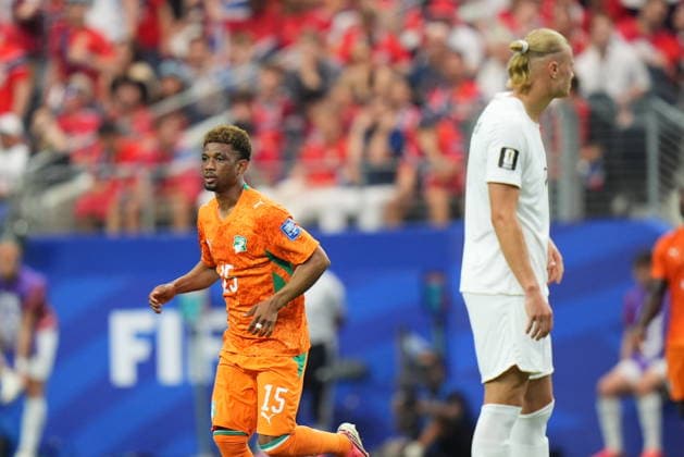 Ivory Coast v Norway - FIFA World Cup, WM, Weltmeisterschaft, Fussball 2026 - Round of 32 ARLINGTON, USA - JUNE 30: Amad Diallo (15) of Ivory Coast celebrates after scoring a goal during the FIFA World Cup 2026 Round of 32 match between Ivory Coast and Norway at Dallas Stadium in Arlington, United States on June 30, 2026. Hakan Akgun Anadolu Texas United States. Editorial use only. Please get in touch for any other usage.  Copyright: x2026xAnadoluxHakanxAkgunx