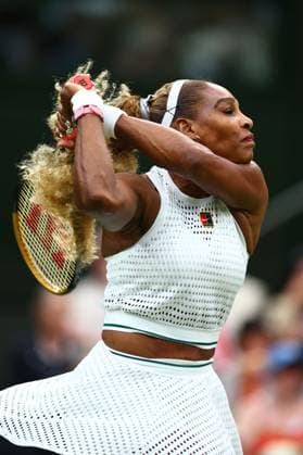 Serena Williams during her first round match Wimbledon Tennis Championships, Day 2, The All England Lawn Tennis and Croquet Club, London, UK - 30 Jun 2026London The All England Lawn Tennis and United Kingdom  Copyright: xJamesxMarsh Shutterstockx 16964208gf