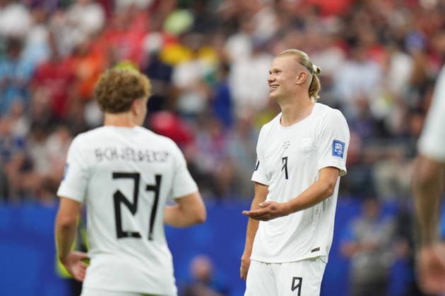 Ivory Coast v Norway - FIFA World Cup, WM, Weltmeisterschaft, Fussball 2026 - Round of 32 ARLINGTON, USA - JUNE 30: Erling Haaland of Norway celebrates after scoring a goal during the FIFA World Cup 2026 Round of 32 match between Ivory Coast and Norway at Dallas Stadium in Arlington, United States on June 30, 2026. Hakan Akgun Anadolu Texas United States. Editorial use only. Please get in touch for any other usage.  Copyright: x2026xAnadoluxHakanxAkgunx