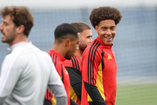 Belgium s Axel Witsel pictured during a training session of Belgian national soccer team Red Devils, on Tuesday 30 June 2026 in their base camp, home of the Seattle Sounders, Renton, Seattle, USA. The Rode Duivels - Diables Rouges qualified for the knockout stage of the 2026 FIFA World Cup, WM, Weltmeisterschaft, Fussball where they ll meet Senegal in the round of 32 on July 1st. BRUNOxFAHY  x180032414x