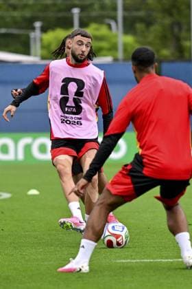 Belgium s Zeno Debast pictured during a training session of Belgian national soccer team Red Devils, on Tuesday 30 June 2026 in their base camp, home of the Seattle Sounders, Renton, Seattle, USA. The Rode Duivels - Diables Rouges qualified for the knockout stage of the 2026 FIFA World Cup, WM, Weltmeisterschaft, Fussball where they ll meet Senegal in the round of 32 on July 1st. DIRKxWAEM  x180032493x