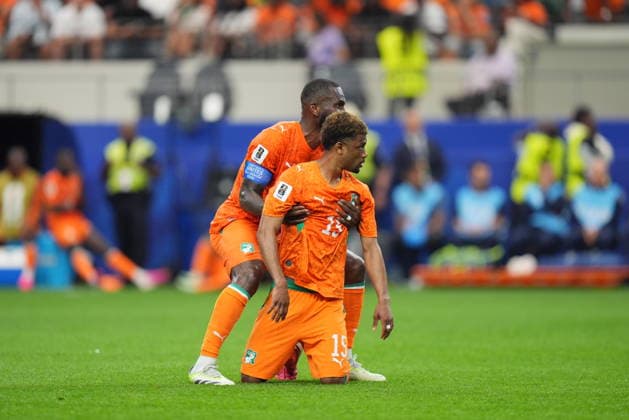 Ivory Coast v Norway - FIFA World Cup, WM, Weltmeisterschaft, Fussball 2026 - Round of 32 ARLINGTON, USA - JUNE 30: Amad Diallo (15) of Ivory Coast reacts during the FIFA World Cup 2026 Round of 32 match between Ivory Coast and Norway at Dallas Stadium in Arlington, United States on June 30, 2026. Hakan Akgun Anadolu Texas United States. Editorial use only. Please get in touch for any other usage.  Copyright: x2026xAnadoluxHakanxAkgunx