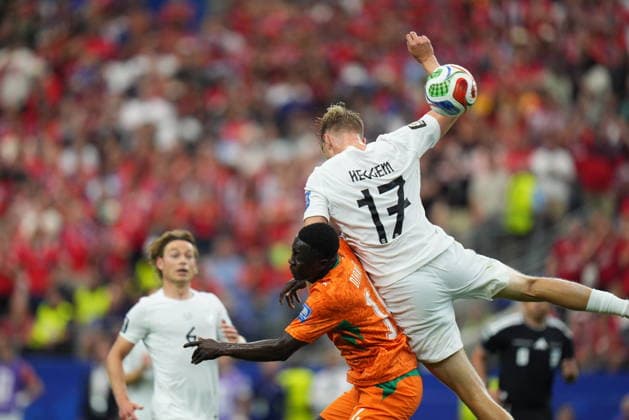 Ivory Coast v Norway - FIFA World Cup, WM, Weltmeisterschaft, Fussball 2026 - Round of 32 ARLINGTON, USA - JUNE 30: Torbjorn Heggem (17) of Norway in action during the FIFA World Cup 2026 Round of 32 match between Ivory Coast and Norway at Dallas Stadium in Arlington, United States on June 30, 2026. Hakan Akgun Anadolu Texas United States. Editorial use only. Please get in touch for any other usage.  Copyright: x2026xAnadoluxHakanxAkgunx