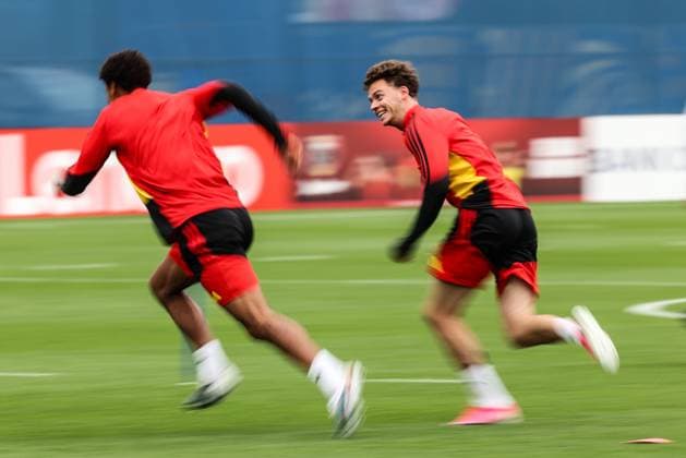 Belgium s Maxim De Cuyper pictured during a training session of Belgian national soccer team Red Devils, on Tuesday 30 June 2026 in their base camp, home of the Seattle Sounders, Renton, Seattle, USA. The Rode Duivels - Diables Rouges qualified for the knockout stage of the 2026 FIFA World Cup, WM, Weltmeisterschaft, Fussball where they ll meet Senegal in the round of 32 on July 1st. BRUNOxFAHY  x180032862x