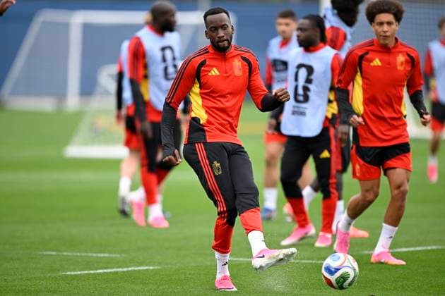 Belgian national football team - FIFA World Cup, WM, Weltmeisterschaft, Fussball 2026 - media activities 30 06 2026 RENTON, UNITED STATES OF AMERICA - JUNE 30 : Lukebakio Dodi forward of Belgium pictured during a training session of the Belgian national football team during the FIFA World Cup 2026 on June 30, 2026 in Renton, United States of America, 30 06 2026 Renton United States of America  Copyright: xNicoxVereeckenx