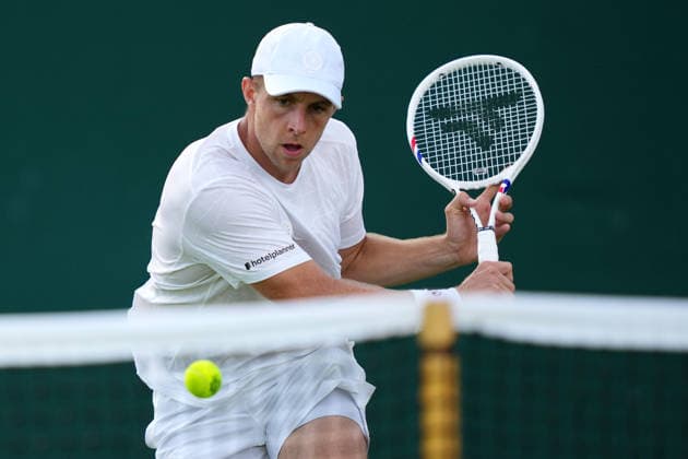 2026-06-30 The Championships - Wimbledon 2026 - Day Two LONDON, UNITED KINGDOM - JUNE 30: Tallon Griekspoor of the Netherlands during Day Two of the The Championships - Wimbledon 2026 at All England Lawn Tennis and Croquet Club on June 30, 2026 in London, England. (Photo by Marleen Fouchier BSR Agency) London United Kingdom Content not available for redistribution in The Netherlands directly or indirectly through any third parties. Copyright: xBSRxAgencyx