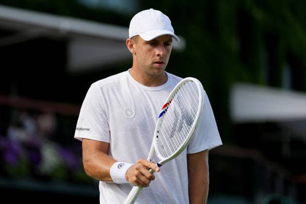 2026-06-30 The Championships - Wimbledon 2026 - Day Two LONDON, UNITED KINGDOM - JUNE 30: Tallon Griekspoor of the Netherlands during Day Two of the The Championships - Wimbledon 2026 at All England Lawn Tennis and Croquet Club on June 30, 2026 in London, England. (Photo by Marleen Fouchier BSR Agency) London United Kingdom Content not available for redistribution in The Netherlands directly or indirectly through any third parties. Copyright: xBSRxAgencyx