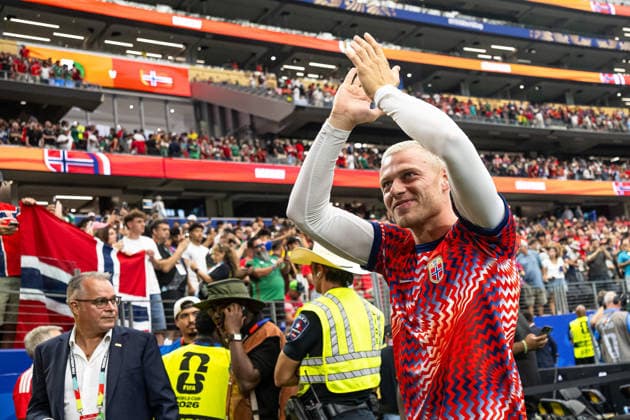 260630 Julian Ryerson of Norway after the FIFA World Cup, WM, Weltmeisterschaft, Fussball 2026 round of 32 football match between CÃ te d Ivoire and Norway on June 30, 2026 in Dallas. Photo: Jon Olav Nesvold BILDBYRAN COP 217 VG0975 bbeng fotboll football soccer fotball vm fotbolls-vm fotball-vm fotbolls-vm 2026 fifa world cup 2026 16-delsfinale round of 32 arlington texas norge norway elfenbenskusten elfenbenskysten ivory coast *** June 30, 2026: Julian Ryerson of Norway after the 2026 FIFA World Cup Round of 32 soccer match between Côte d Ivoire and Norway on June 30, 2026 in Dallas. Photo by Jon Olav Nesvold. BILDBYRAN COP 217 VG0975 bbeng soccer football fotball World Cup 2026 FIFA World Cup 2026 Round of 16 of 32, Arlington, Texas, Norway, Ivory Coast  Copyright: JONxOLAVxNESVOLD BB260630JE129