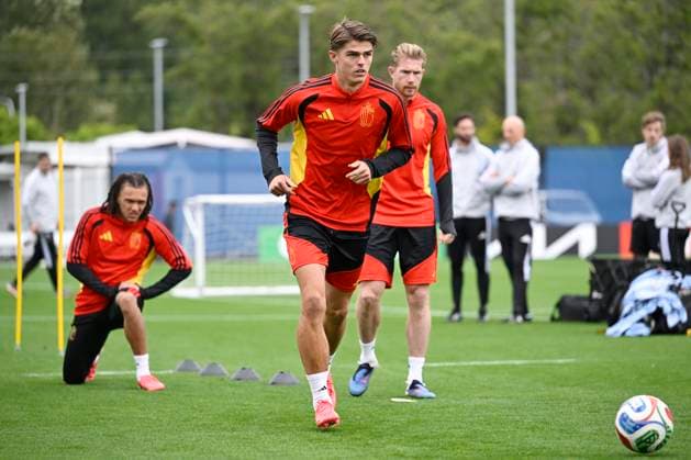 Belgian national football team - FIFA World Cup, WM, Weltmeisterschaft, Fussball 2026 - media activities 30 06 2026 RENTON, UNITED STATES OF AMERICA - JUNE 30 : De Ketelaere Charles midfielder of Belgium pictured during a training session of the Belgian national football team during the FIFA World Cup 2026 on June 30, 2026 in Renton, United States of America, 30 06 2026 Renton United States of America  Copyright: xNicoxVereeckenx