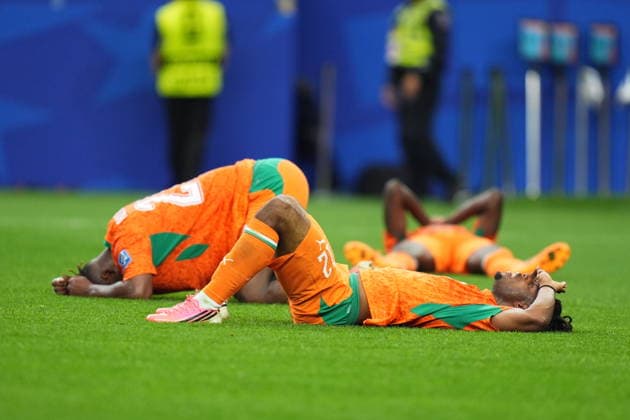 Ivory Coast v Norway - FIFA World Cup, WM, Weltmeisterschaft, Fussball 2026 - Round of 32 ARLINGTON, USA - JUNE 30: Players of Ivory Coast react after losing the FIFA World Cup 2026 Round of 32 match between Ivory Coast and Norway at Dallas Stadium in Arlington, United States on June 30, 2026. Hakan Akgun Anadolu Texas United States. Editorial use only. Please get in touch for any other usage.  Copyright: x2026xAnadoluxHakanxAkgunx