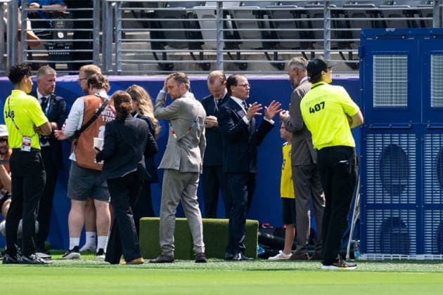 260630 Prince Daniel and prince Oscar of Sweden ahead of the FIFA World Cup, WM, Weltmeisterschaft, Fussball 2026 round of 32 football match between France and Sweden on June 30, 2026 in New Jersey. Photo: Petter Arvidson BILDBYRAN kod PA PA1270 fotboll football soccer fotball vm fotbolls-vm fotball-vm fotbolls-vm 2026 fifa world cup 2026 sverige sweden sverige a bbeng frankrike france round of 32 16-delsfinal *** June 30, 2026: Prince Daniel and Prince Oscar of Sweden ahead of the FIFA World Cup 2026 Round of 32 soccer match between France and Sweden on June 30, 2026 in New Jersey. Photo by Petter Arvidson, BILDBYRAN, code PA PA1270. soccer, football, World Cup, 2026 FIFA World Cup, Sweden, Sweden A, BBENG, Francekrike france round of 32 round of 16  Copyright: PETTERxARVIDSON BB260630PA060