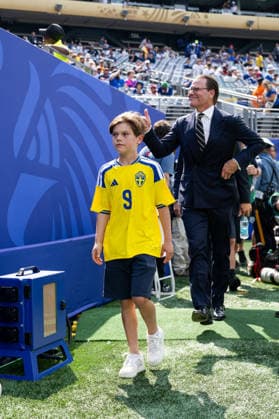 260630 Prince Oscar and Prince Daniel of Sweden ahead of the FIFA World Cup, WM, Weltmeisterschaft, Fussball 2026 round of 32 football match between France and Sweden on June 30, 2026 in New Jersey. Photo: Ludvig Thunman BILDBYRAN kod LT PA1270 fotboll football soccer fotball vm fotbolls-vm fotball-vm fotbolls-vm 2026 fifa world cup 2026 sverige sweden sverige a bbeng frankrike france round of 32 16-delsfinal *** June 30, 2026: Prince Oscar and Prince Daniel of Sweden ahead of the FIFA World Cup 2026 Round of 32 soccer match between France and Sweden on June 30, 2026 in New Jersey. Photo by Ludvig Thunman, BILDBYRAN, code LT PA1270. soccer, football, World Cup, 2026 FIFA World Cup, Sweden, Sweden A, BBENG, Francekrike france round of 32 round of 16  Copyright: LUDVIGxTHUNMAN BB260630LT043