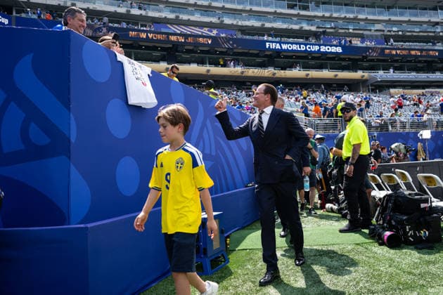 260630 Prince Oscar and Prince Daniel of Sweden ahead of the FIFA World Cup, WM, Weltmeisterschaft, Fussball 2026 round of 32 football match between France and Sweden on June 30, 2026 in New Jersey. Photo: Ludvig Thunman BILDBYRAN kod LT PA1270 fotboll football soccer fotball vm fotbolls-vm fotball-vm fotbolls-vm 2026 fifa world cup 2026 sverige sweden sverige a bbeng frankrike france round of 32 16-delsfinal *** June 30, 2026: Prince Oscar and Prince Daniel of Sweden ahead of the FIFA World Cup 2026 Round of 32 soccer match between France and Sweden on June 30, 2026 in New Jersey. Photo by Ludvig Thunman, BILDBYRAN, code LT PA1270. soccer, football, World Cup, 2026 FIFA World Cup, Sweden, Sweden A, BBENG, Francekrike france round of 32 round of 16  Copyright: LUDVIGxTHUNMAN BB260630LT044