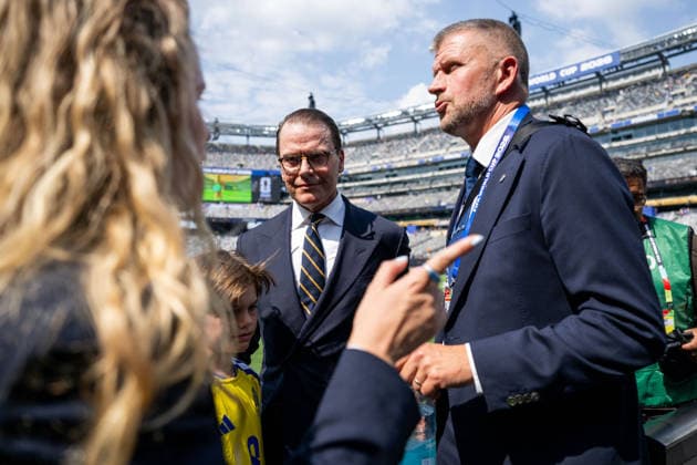 260630 Prince Daniel of Sweden ahead of the FIFA World Cup, WM, Weltmeisterschaft, Fussball 2026 round of 32 football match between France and Sweden on June 30, 2026 in New Jersey. Photo: Petter Arvidson BILDBYRAN kod PA PA1270 fotboll football soccer fotball vm fotbolls-vm fotball-vm fotbolls-vm 2026 fifa world cup 2026 sverige sweden sverige a bbeng frankrike france round of 32 16-delsfinal *** June 30, 2026: Prince Daniel of Sweden ahead of the FIFA World Cup 2026 Round of 32 soccer match between France and Sweden on June 30, 2026 in New Jersey. Photo by Petter Arvidson, BILDBYRAN, code PA PA1270. soccer, football, World Cup, 2026 FIFA World Cup, Sweden, Sweden A, BBeng, Francekrike france round of 32 round of 16  Copyright: PETTERxARVIDSON BB260630PA065