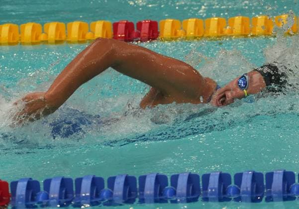 Natation - Championnat de France 30 06 2026 FINALES Laurent Lairys MAXPPP - Lou-Ann Gaudaire of CN Brest during the final of the French Swimming Championships at the Raymond Sommet Olympic Pool in Saint-vâtienne on June30, 2026 ‚Äì photos by Laurent Lairys , Saint Etienne FRANCE  Copyright: xMAXPPPxLaurentxLairysx LLR202606306998 LLR202606306998