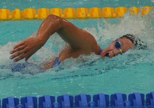 June 30, 2026, Saint Etienne, Bretagne, FRANCE: Lou-Ann Gaudaire of CN Brest during the final of the French Swimming Championships at the Raymond Sommet Olympic Pool in Saint-o°tienne on June30, 2026 Ã¢â‚¬ photos by . Saint Etienne FRANCE - ZUMAl193 20260630_zsp_l193_008 Copyright: xLaurentxLairysx