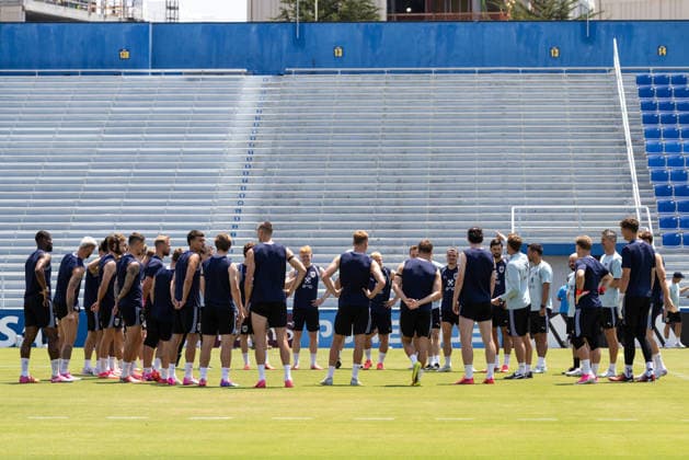 SOCCER - FIFA World Cup, WM, Weltmeisterschaft, Fussball 2026 SANTA BARBARA,CALIFORNIA,USA,30.JUN.26 - SOCCER - FIFA World Cup 2026, USA, Mexico, Canada, training Team AUT. Image shows the team of AUT.  GEPAxpictures xArminxRauthner